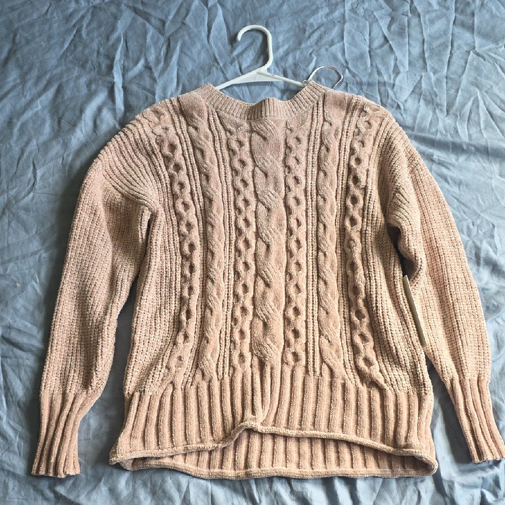 Rachel Zoe Women's Cable Knit Sweater - Tan